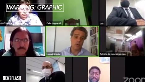 Caught on Camera: Couple Have sex During a Zoom Council Meeting Caught on Camera: Couple Have sex During a Zoom Council Meeting